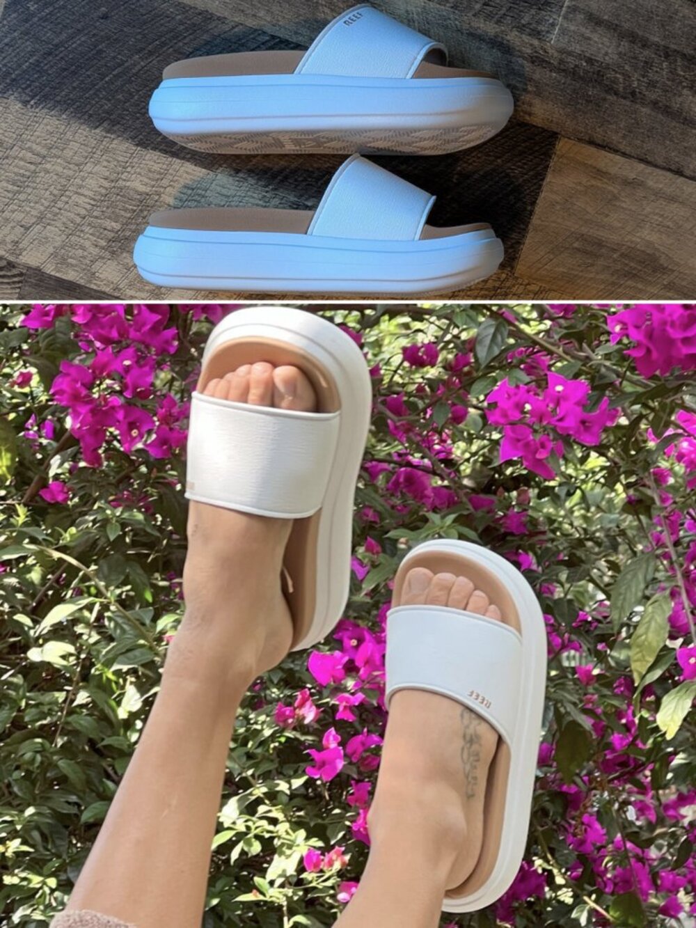 Reef Cushion Bondi Bay Sandals Cloud Cushioned Slides